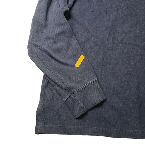 Polo Ralph Lauren Sweater Men's Large Navy Quarter 1/4 Zip Pullover Dark Blue - Picture 6 of 8